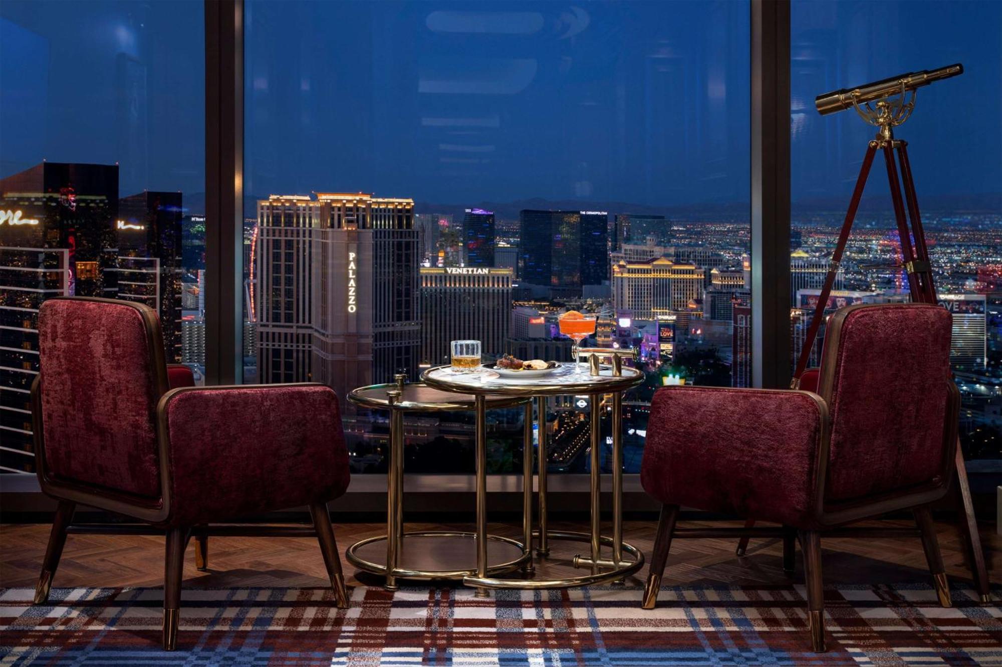 Conrad Las Vegas At Resorts World Exteriör bild The Sky Bar