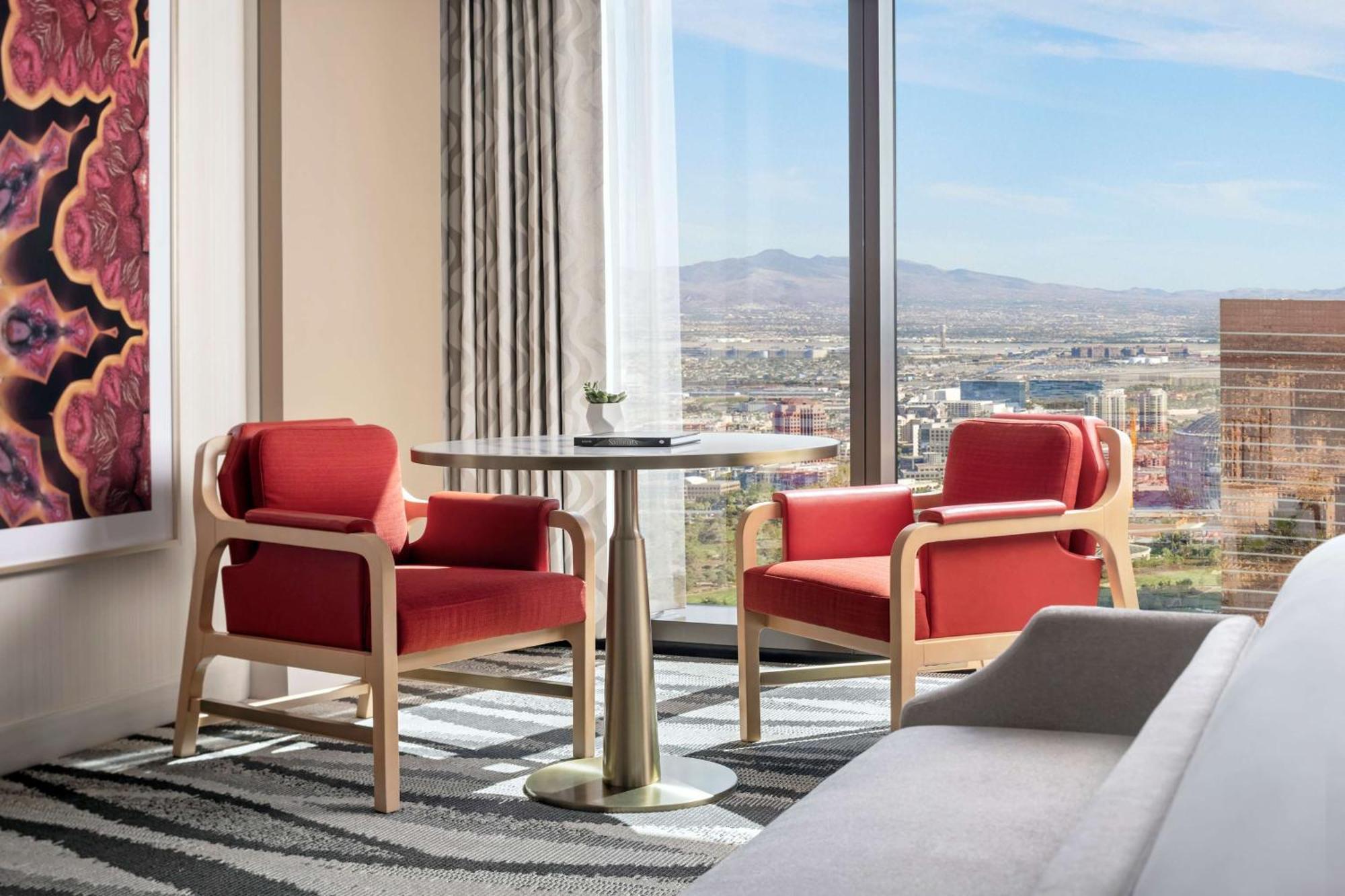 Conrad Las Vegas At Resorts World Exteriör bild A room at the Encore