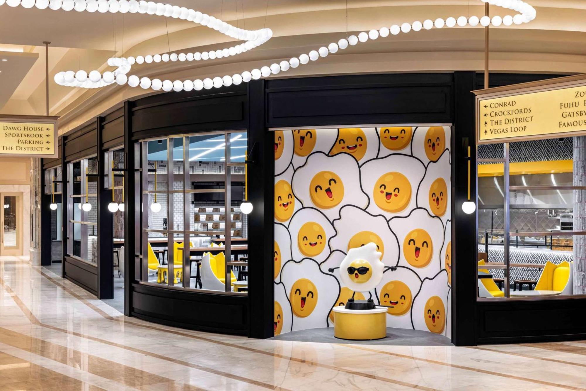 Conrad Las Vegas At Resorts World Exteriör bild Egg Mart