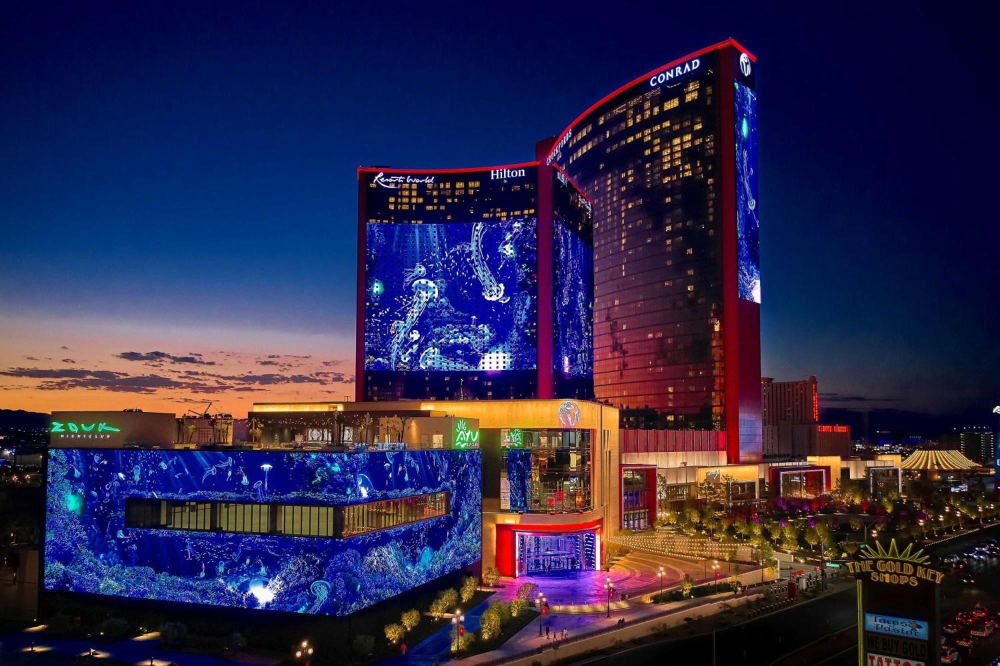 Conrad Las Vegas At Resorts World Exteriör bild Wynn Las Vegas