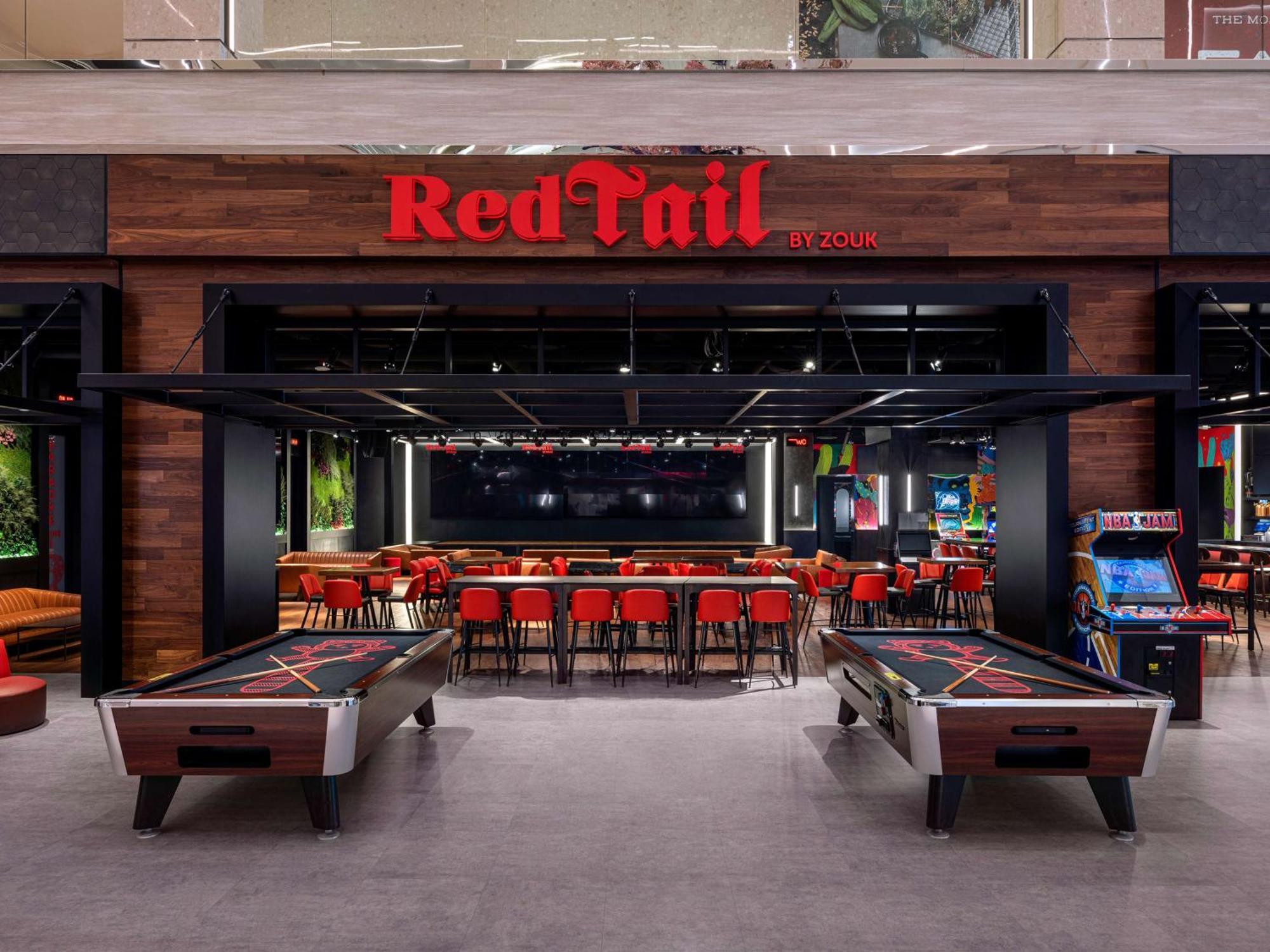 Conrad Las Vegas At Resorts World Exteriör bild Red Tail Arcade